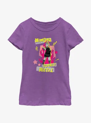 Nimona Totally Metal Youth Girls T-Shirt