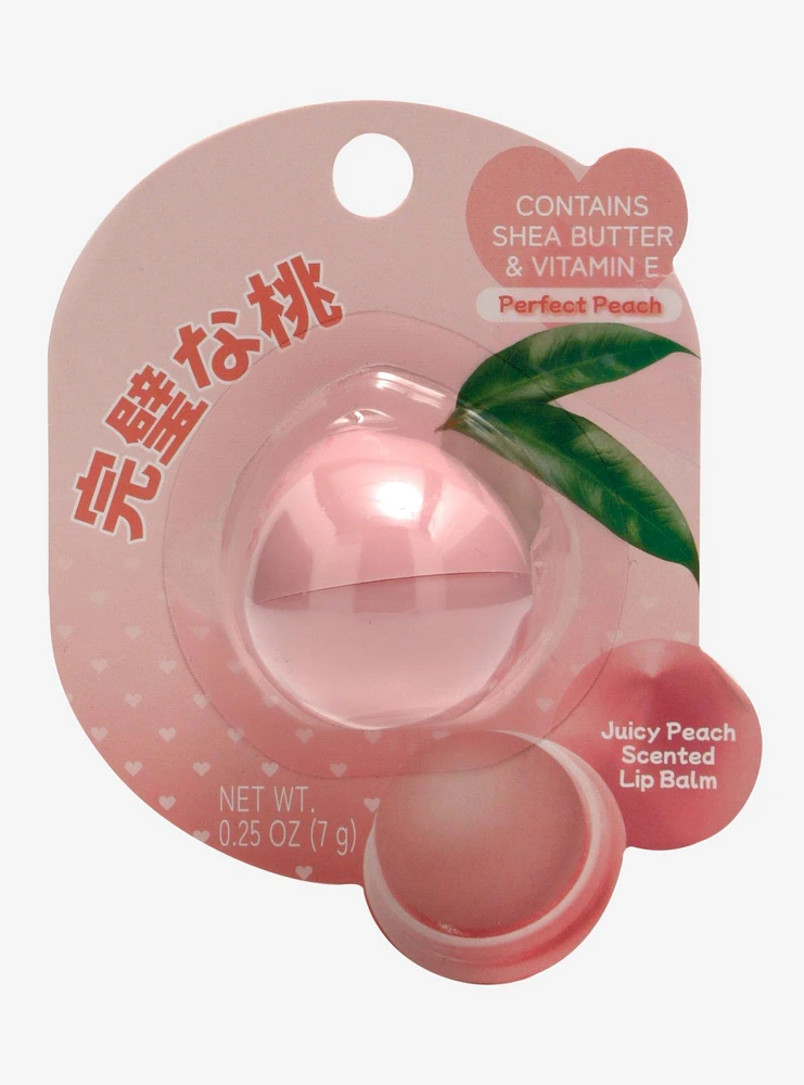 Perfect Peach Figural Lip Balm