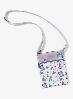 Studio Ghibli My Neighbor Totoro Floral Passport Crossbody Bag