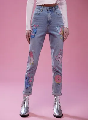 Her Universe Disney Lilo & Stitch Angel Sweets Mom Jeans