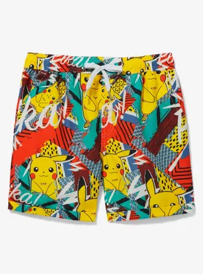 OppoSuits Pokémon Pikachu Patterned Allover Print Shorts