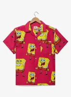 OppoSuits SpongeBob SquarePants Expressions Allover Print Woven Button-Up - BoxLunch Exclusive