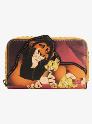 Loungefly Disney The Lion King Scar & Simba Zipper Wallet