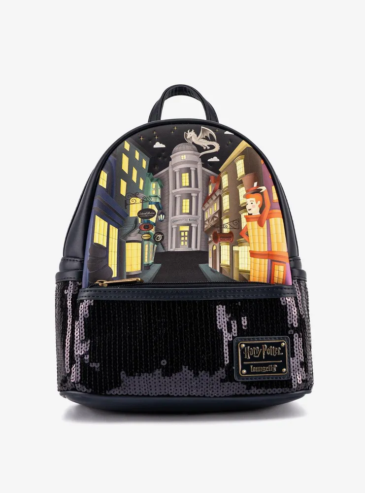 Loungefly Harry Potter Diagon Alley Sequin Mini Backpack