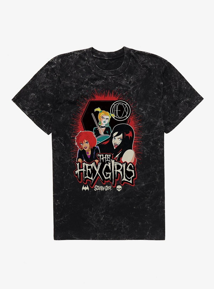 Scooby-Doo The Hex Girls Coffin Logo Mineral Wash T-Shirt