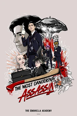 The Umbrella Academy Most Dangerous Assassin Poster