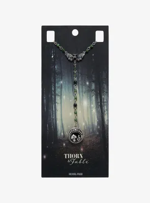 Thorn & Fable Dark Forest Locket Rosary Necklace