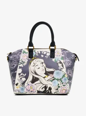 Loungefly Disney Sleeping Beauty Floral Satchel Bag