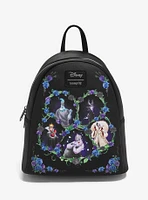 Loungefly Disney Villains Dark Flowers Mini Backpack