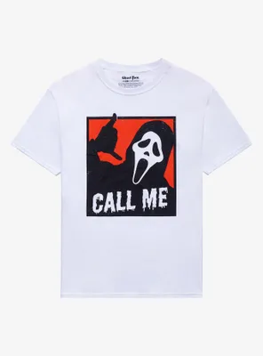 Scream Ghost Face Call Me Portrait T-Shirt