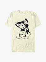 Disney 100 Captain Mickey Sound Cartoon T-Shirt