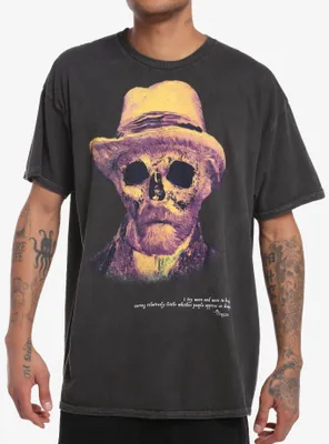 Social Collision® Vincent Van Gogh Skull Quote T-Shirt