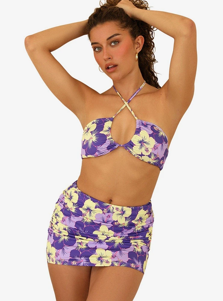 Dippin' Daisy's Lucky Swim Skirt Cover-Up Hibiscus Punch