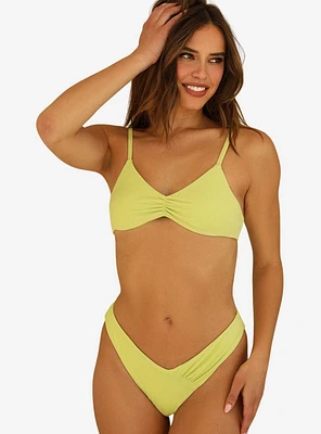 Dippin' Daisy's Britney Swim Top Lime Green