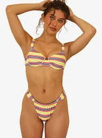 Dippin' Daisy's Tides Swim Top Y2K Stripe