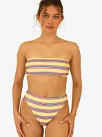 Dippin' Daisy's Rush Swim Top Y2K Stripe