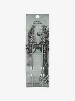 Social Collision Wing Chains Hair Stick Set