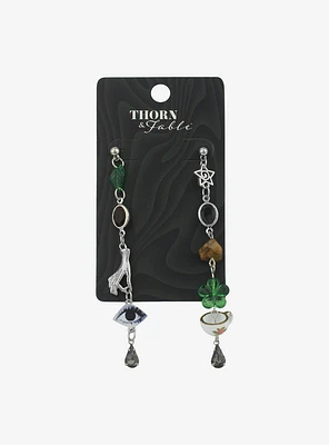Thorn & Fable Eyeball Bead Drop Earrings