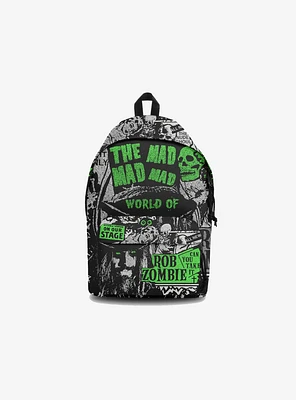 Rocksax Rob Zombie Mad Mad World Daypack Backpack