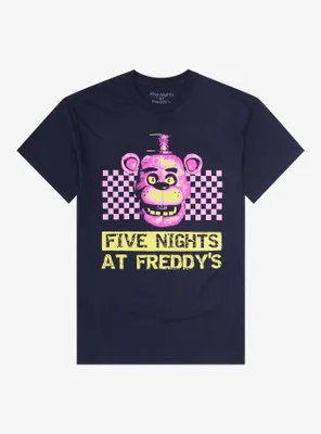 Five Nights At Freddy's Checkered T-Shirt