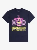 Five Nights At Freddy's Checkered T-Shirt