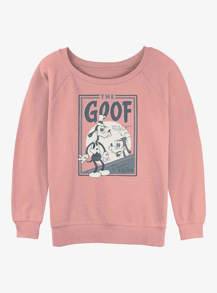 Disney100 Goofy The Goof Poster Girls Slouchy Sweatshirt