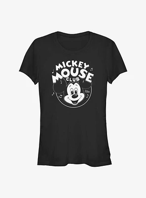Disney100 Mickey Mouse Club Badge Girls T-Shirt