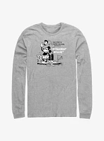 Disney100 Steamboat Willie Cartoon Long-Sleeve T-Shirt