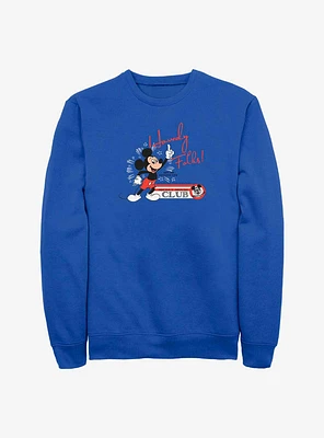 Disney 100 Mickey Mouse Howdy Folks Sweatshirt