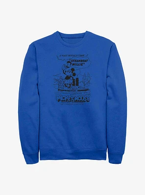 Disney 100 Steamboat Willie On Deck Sweatshirt