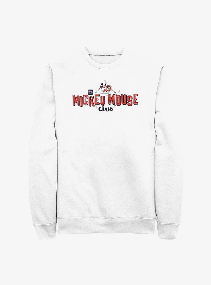 Disney 100 Mickey Mouse Club Logo Sweatshirt