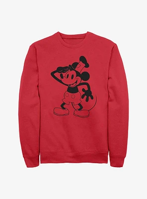 Disney 100 Captain Mickey Sound Cartoon Sweatshirt