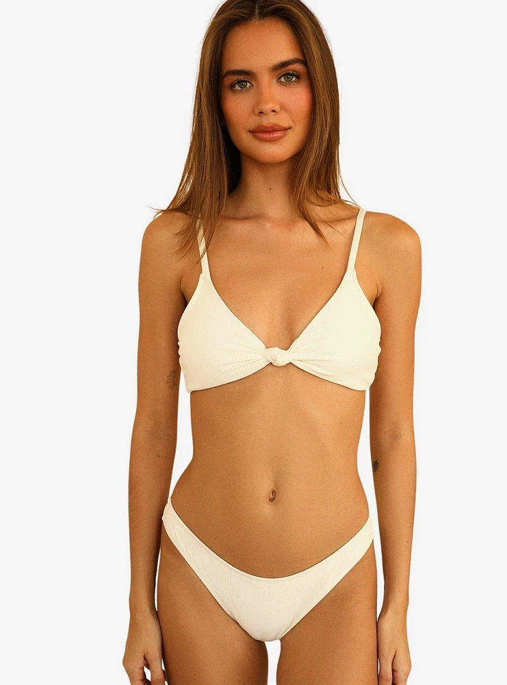 Dippin' Daisy's Nocturnal Swim Bottom Cloud White Ribbed