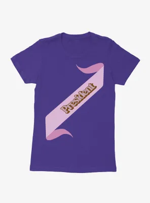 Barbie The Movie President Sash Womens T-Shirt