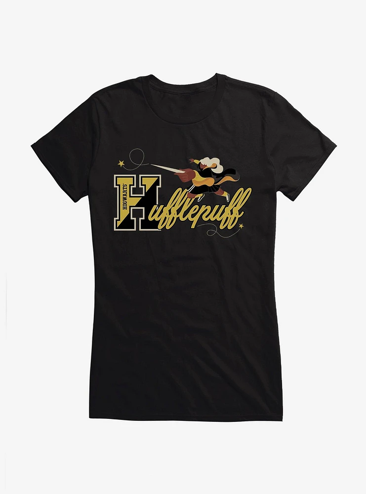 Harry Potter Team Spirit Hufflepuff Magic Girls T-Shirt