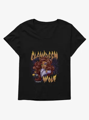 Monster High Clawdeen Wolf Glam Womens T-Shirt Plus
