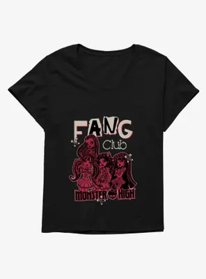 Monster High Fang Club Group Womens T-Shirt Plus