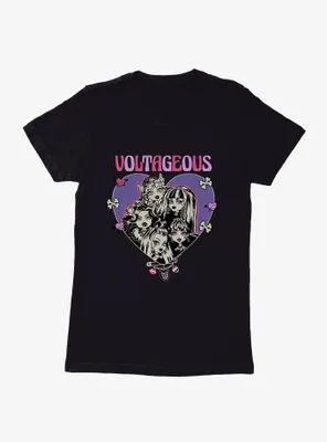 Monster High Voltageous Group Pose Womens T-Shirt