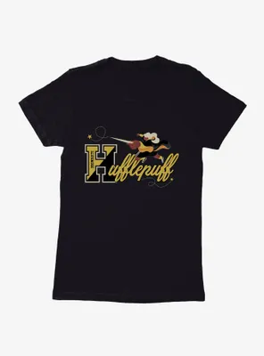 Harry Potter Team Spirit Hufflepuff Magic Womens T-Shirt