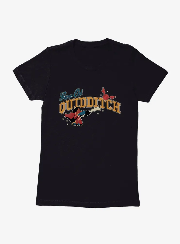 Harry Potter Team Spirit Game On Quidditch Womens T-Shirt