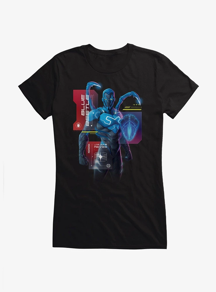 Blue Beetle Jaime Reyes Girls T-Shirt