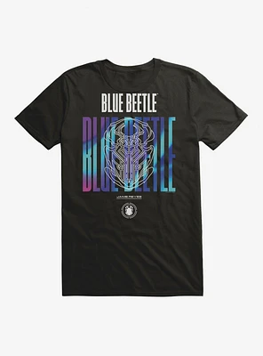 Blue Beetle Scarab Outline T-Shirt