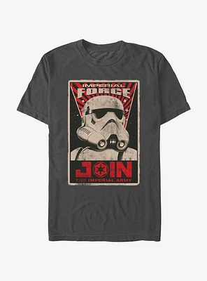Star Wars: Rebels Join The Imperial Force Army Poster T-Shirt Hot Topic Web Exclusive