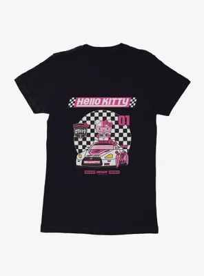 Hello Kitty And Friends Race Car Tokyo Speed Womens T-Shirt