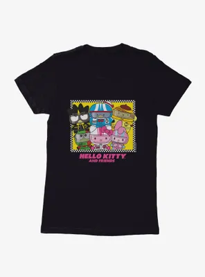 Hello Kitty And Friends Tokyo Speed Racers Womens T-Shirt