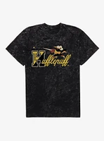 Harry Potter Team Spirit Hufflepuff Magic Mineral Wash T-Shirt