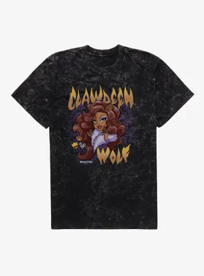 Monster High Clawdeen Wolf Glam Mineral Wash T-Shirt