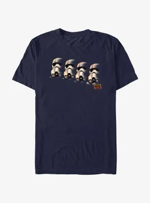 Star Wars: Rebels Storm Troopers At Attention T-Shirt