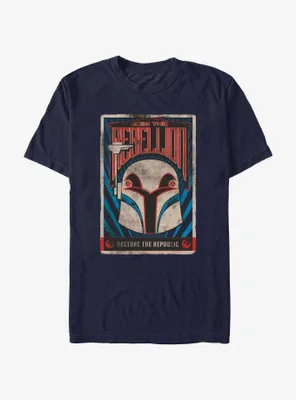 Star Wars: Rebels Join The Rebellion Restore Republic Poster T-Shirt BoxLunch Web Exclusive