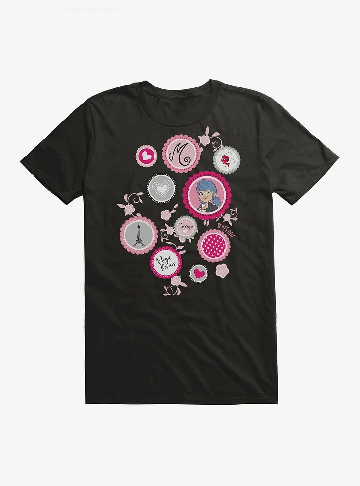 Miraculous: Tales of Ladybug & Cat Noir Marinette Stamps T-Shirt